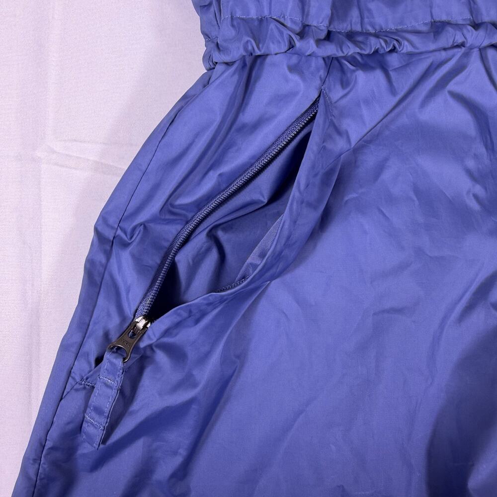 Columbia Women’s Blue Sustina Windbreaker, Cinched Waist, Stowaway Hoodie M - Picture 3 of 16